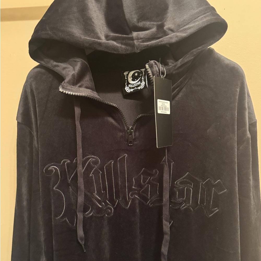 KILLSTAR FESTER VELOUR HOODIE BLACK
Unisex 2XXL